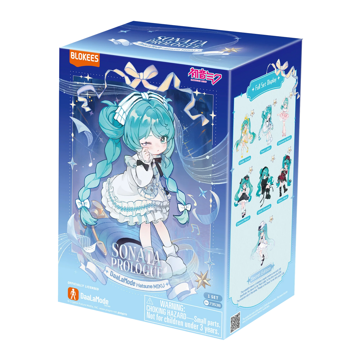 Blokees Hatsune Miku DaaLaMode Q Series - 01 Sonata Prologue Model Kits Blind Box 73538