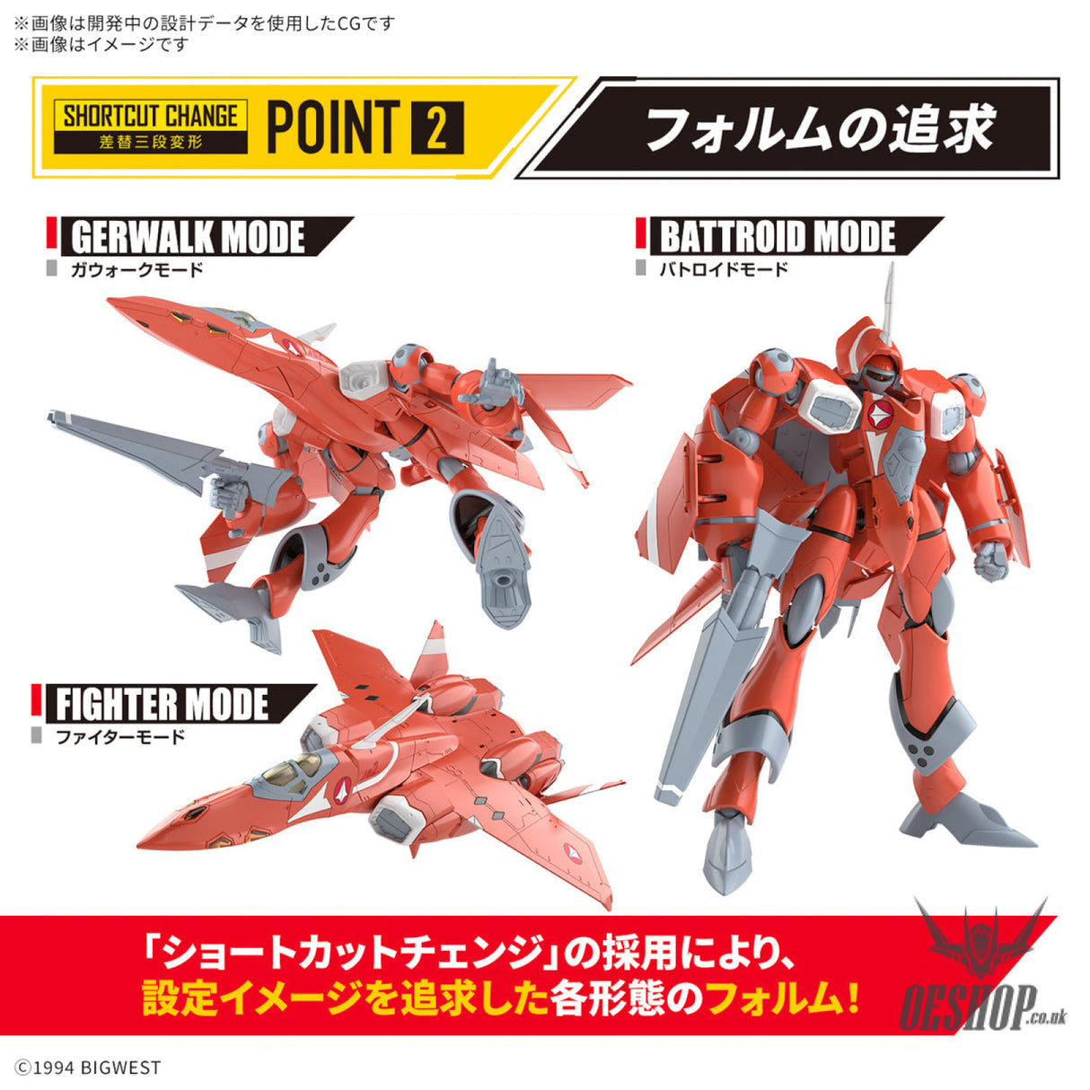 1/100 HG VF-22S Sturmvogel II (Milia Fallyna Jenius Use) Scale Model Kits