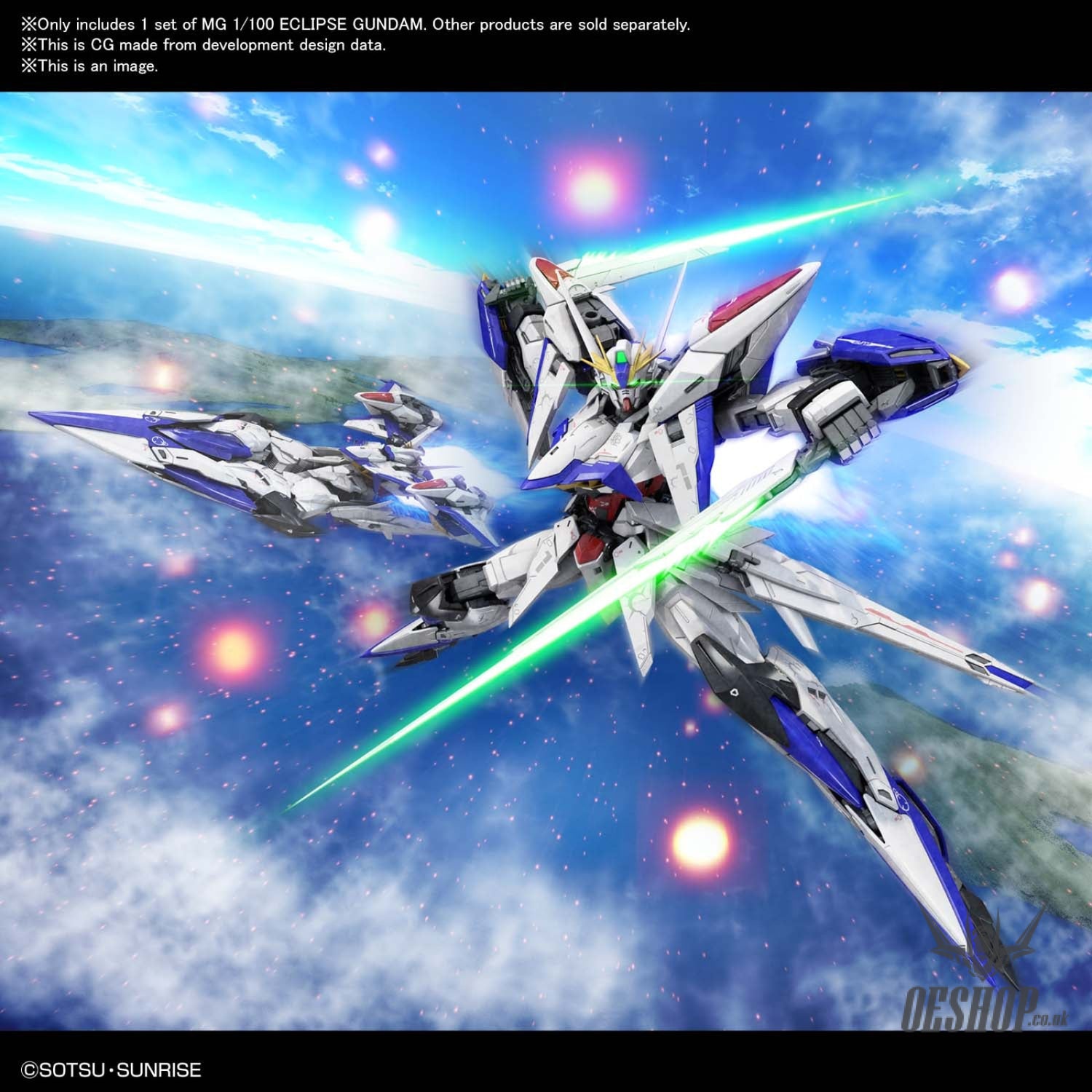 1/100 MG Eclipse Gundam Scale Model Kits