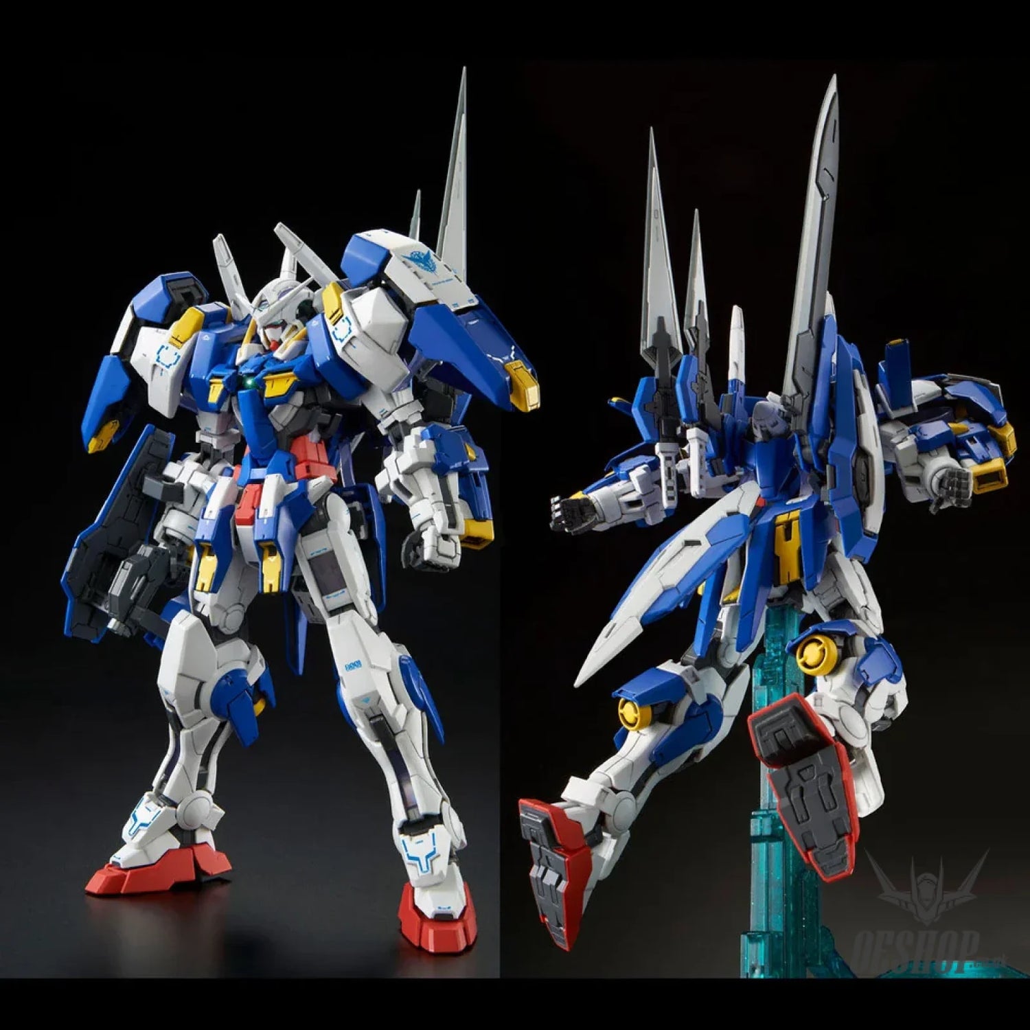 1/100 MG GN-001/HS-A01 Gundam Avalanche Exia Scale Model Kits