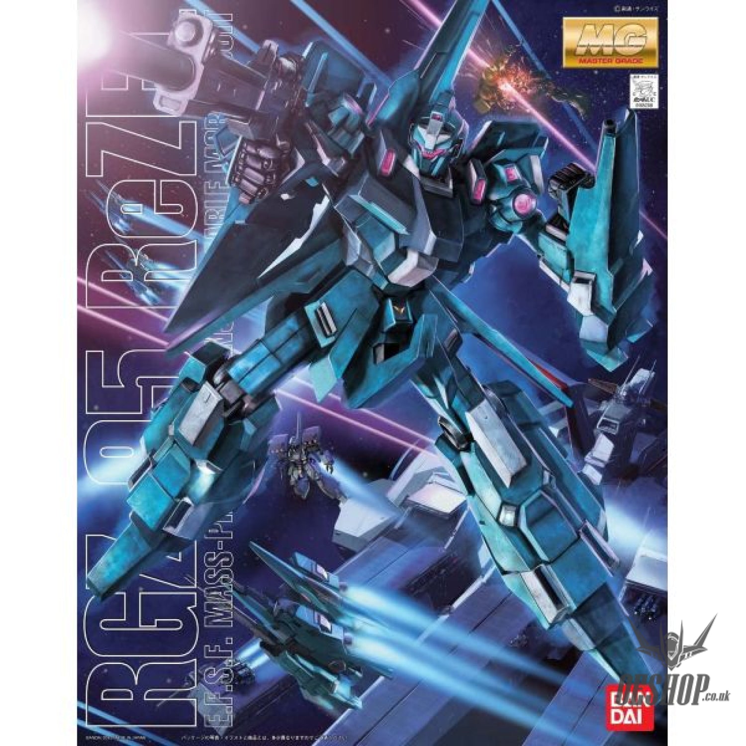 1/100 MG RGZ-95 ReZEL Scale Model Kits