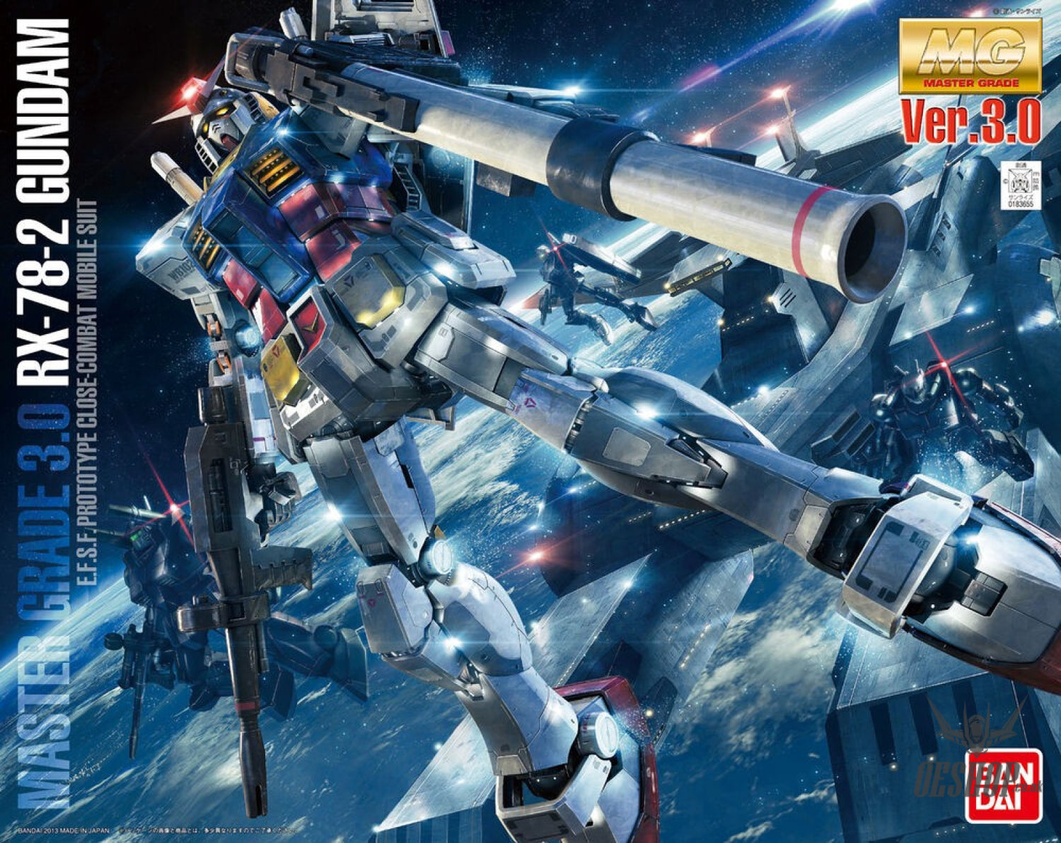 1/100 MG RX-78-2 Gundam VER. 3.0 Bandai 55.00 OEShop
