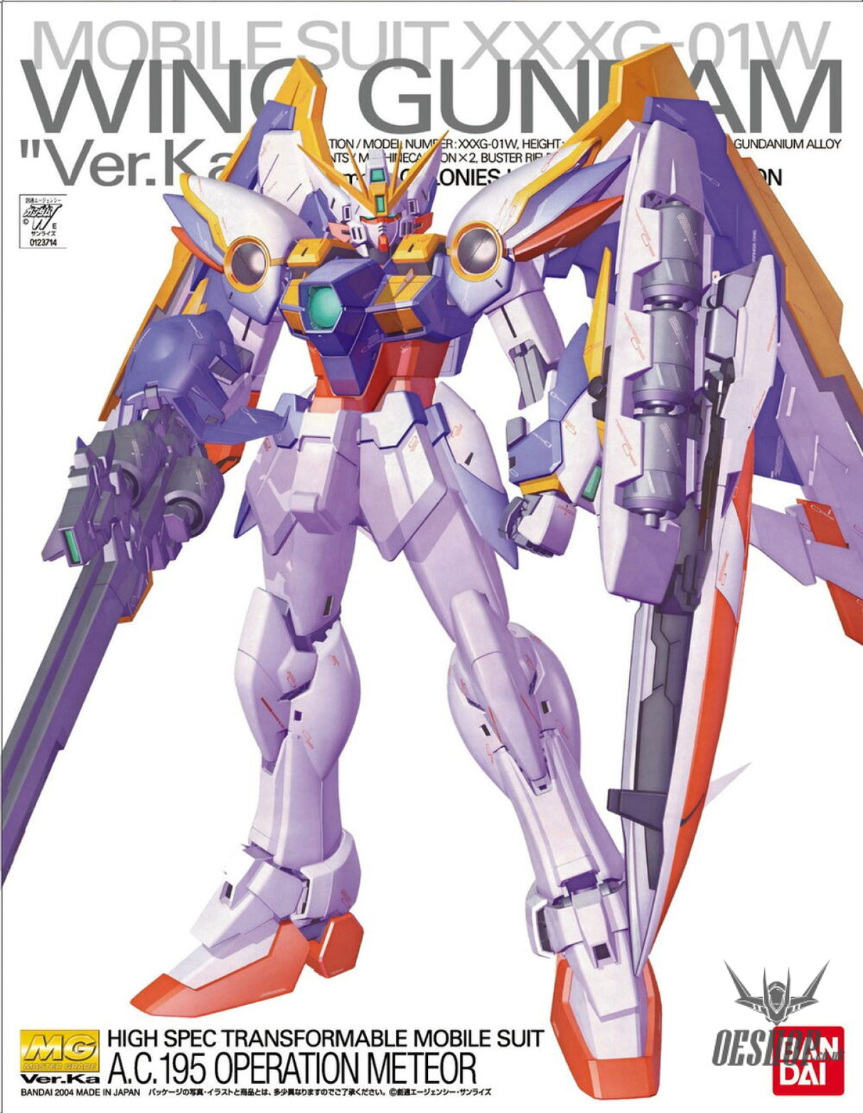 1/100 MG Wing Gundam Ver. Ka Bandai 49.99 OEShop