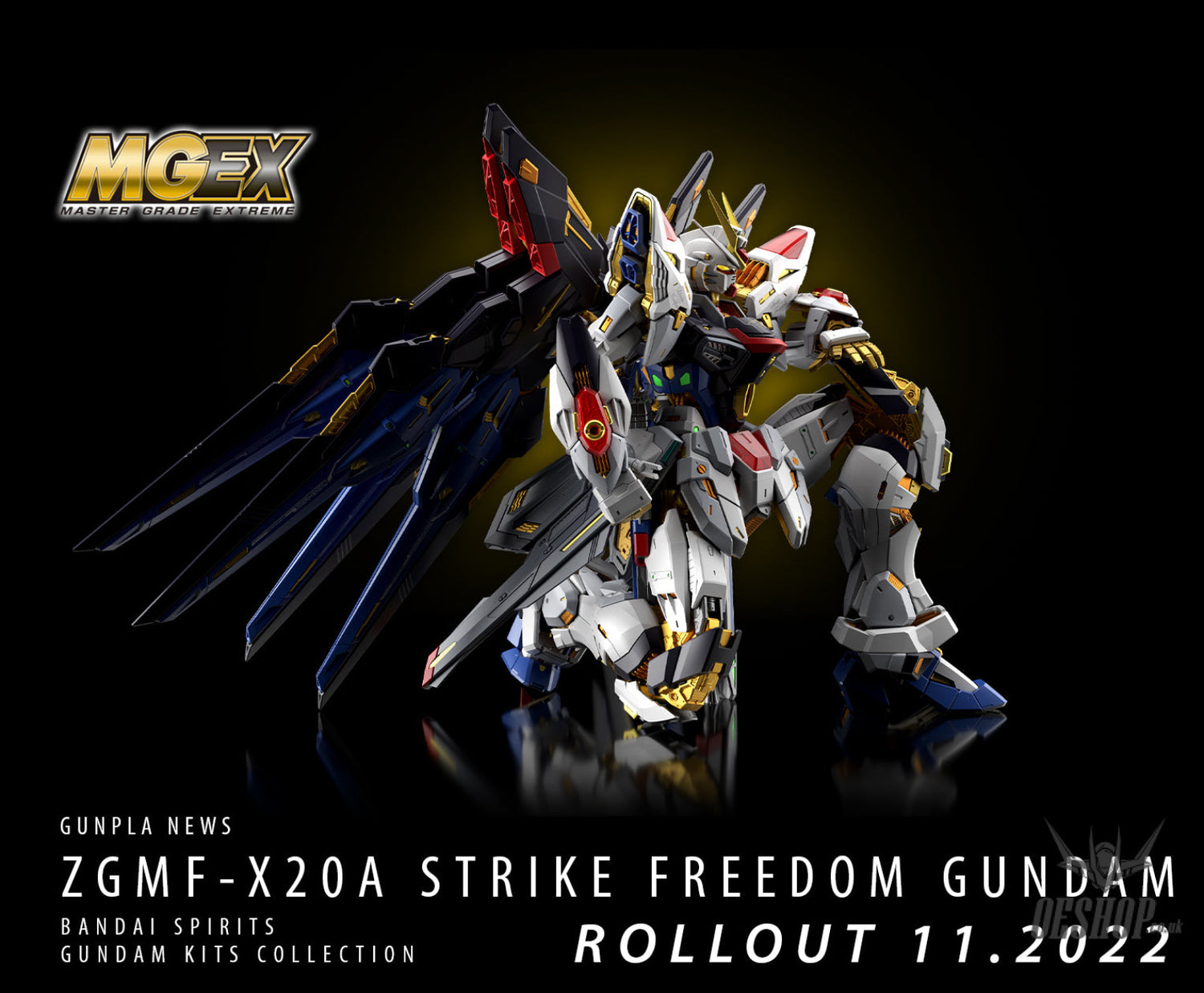 1/100 MGEX Strike Freedom Gundam Scale Model Kits