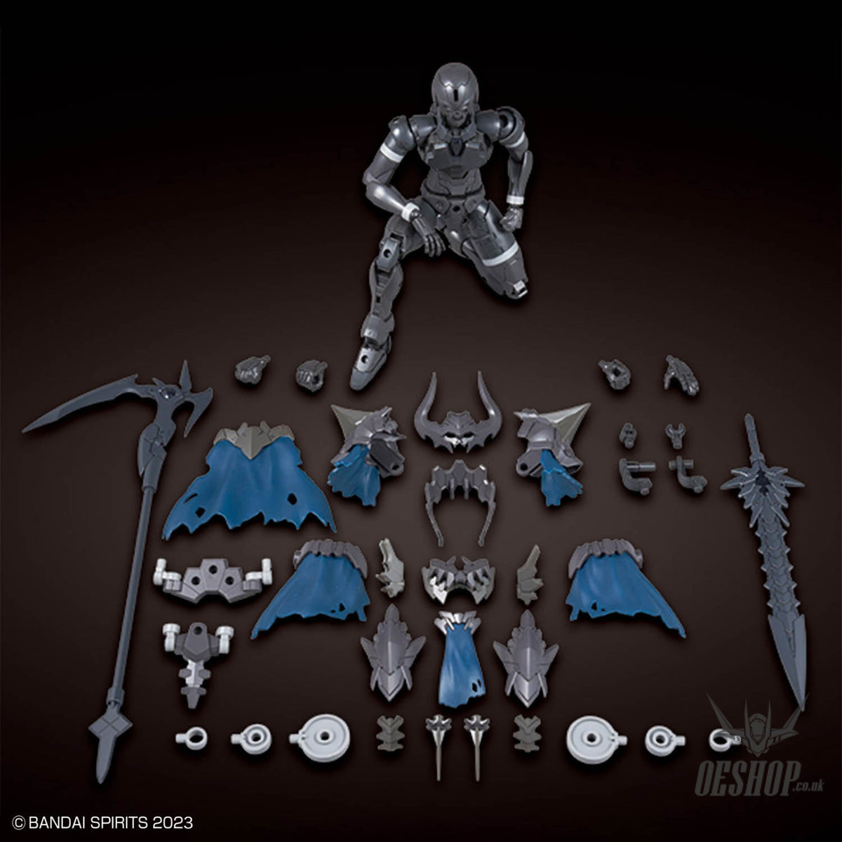 1/144 30 Minutes Fantasy 30MF xx Nekros Knight - Scale Model Kits