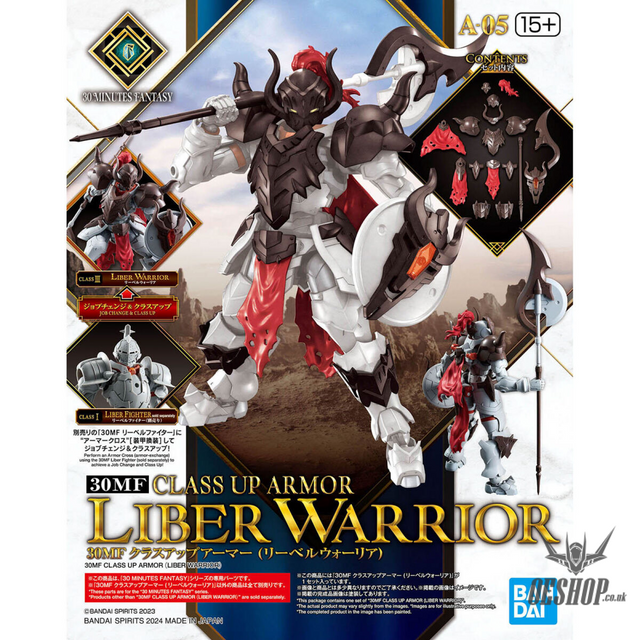 1/144 30 Minutes Fantasy 30MF A-05 Class Up Armor (Liber Warrior) Scale Model Kits