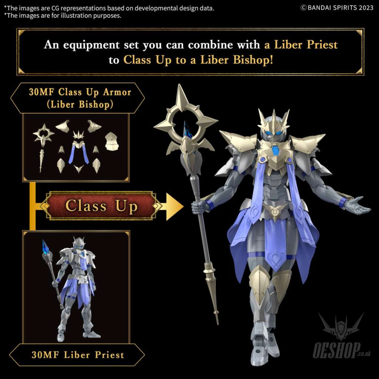 1/144 30 Minutes Fantasy 30MF Liber Bishop Scale Model Kits