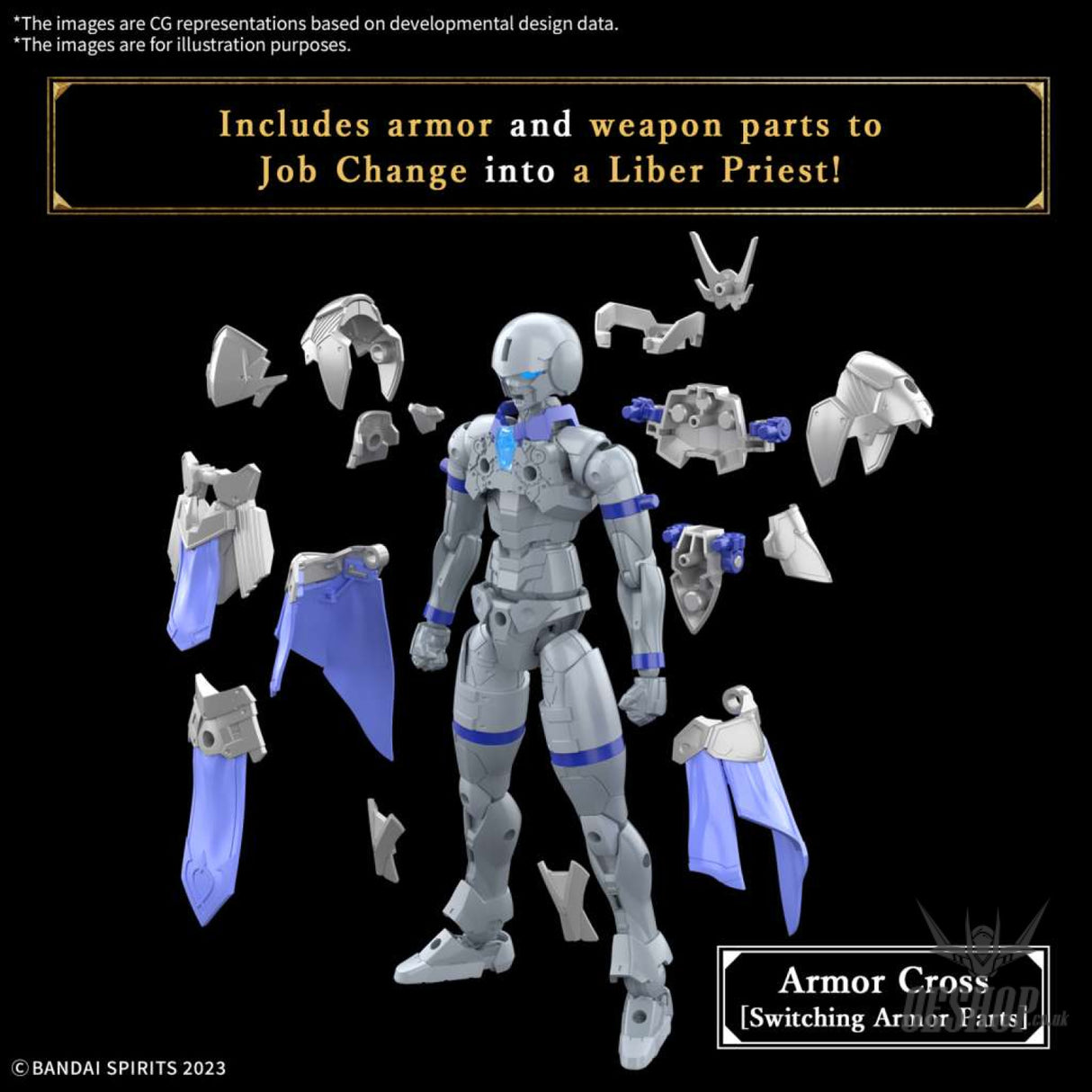 1/144 30 Minutes Fantasy 30MF Liber Bishop Scale Model Kits