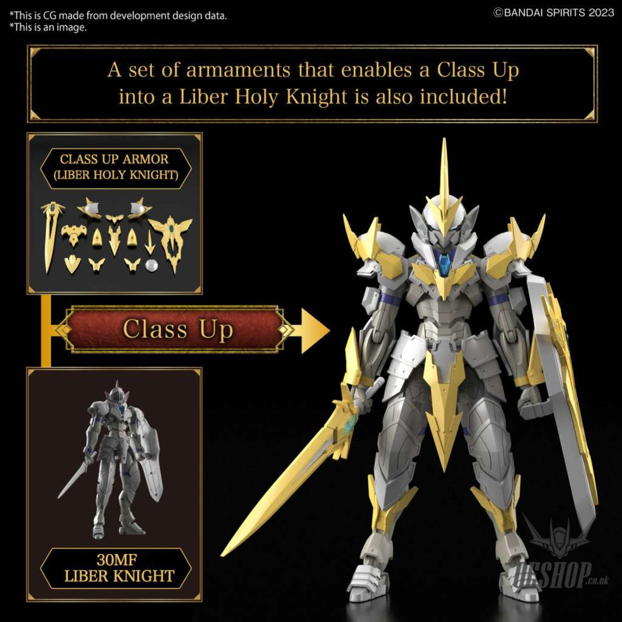 1/144 30 Minutes Fantasy 30MF Liber Holy Knight Scale Model Kits
