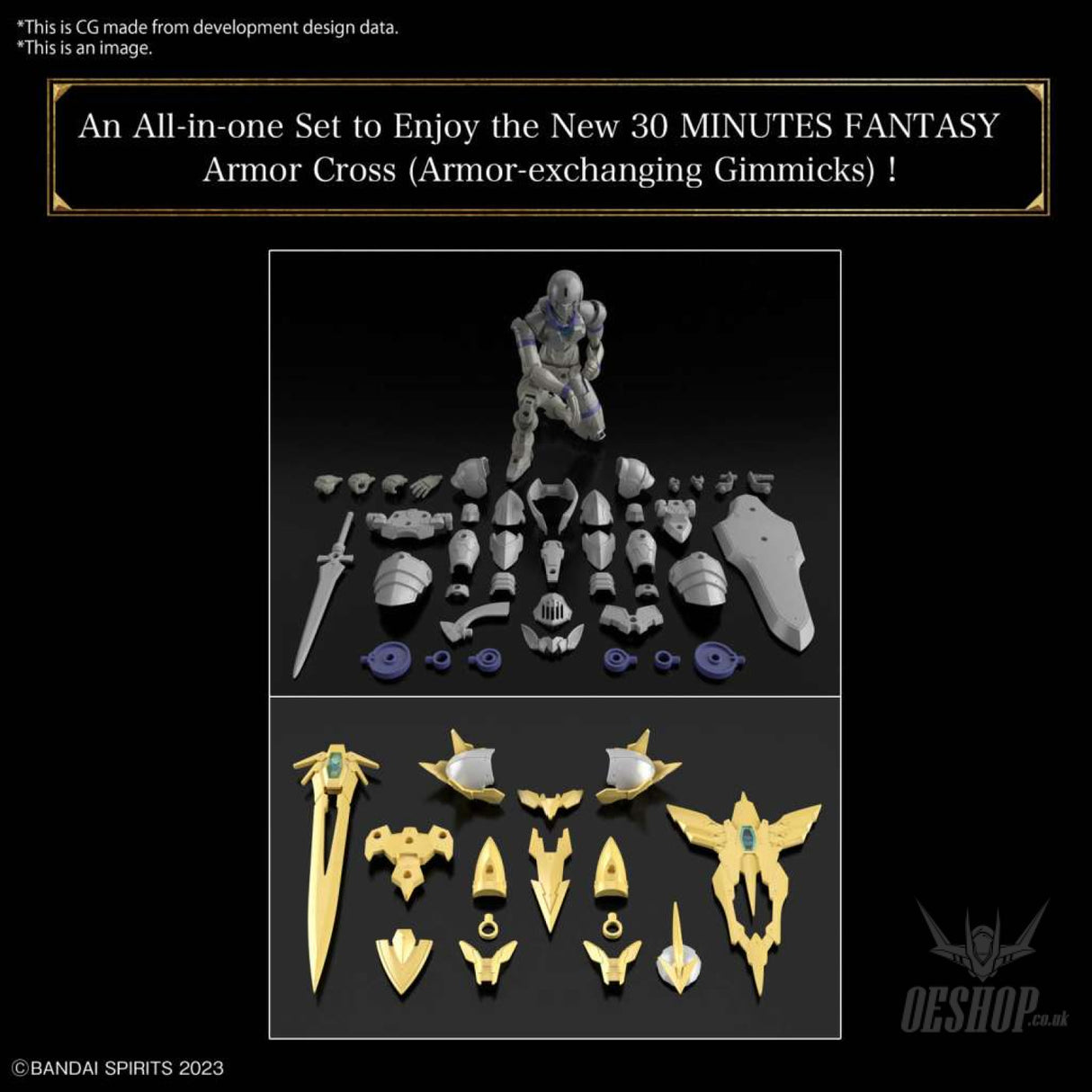 1/144 30 Minutes Fantasy 30MF Liber Holy Knight Scale Model Kits
