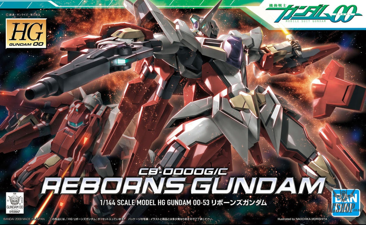 1/144 HG Gundam00 53 Reborns Gundam Scale Model Kits