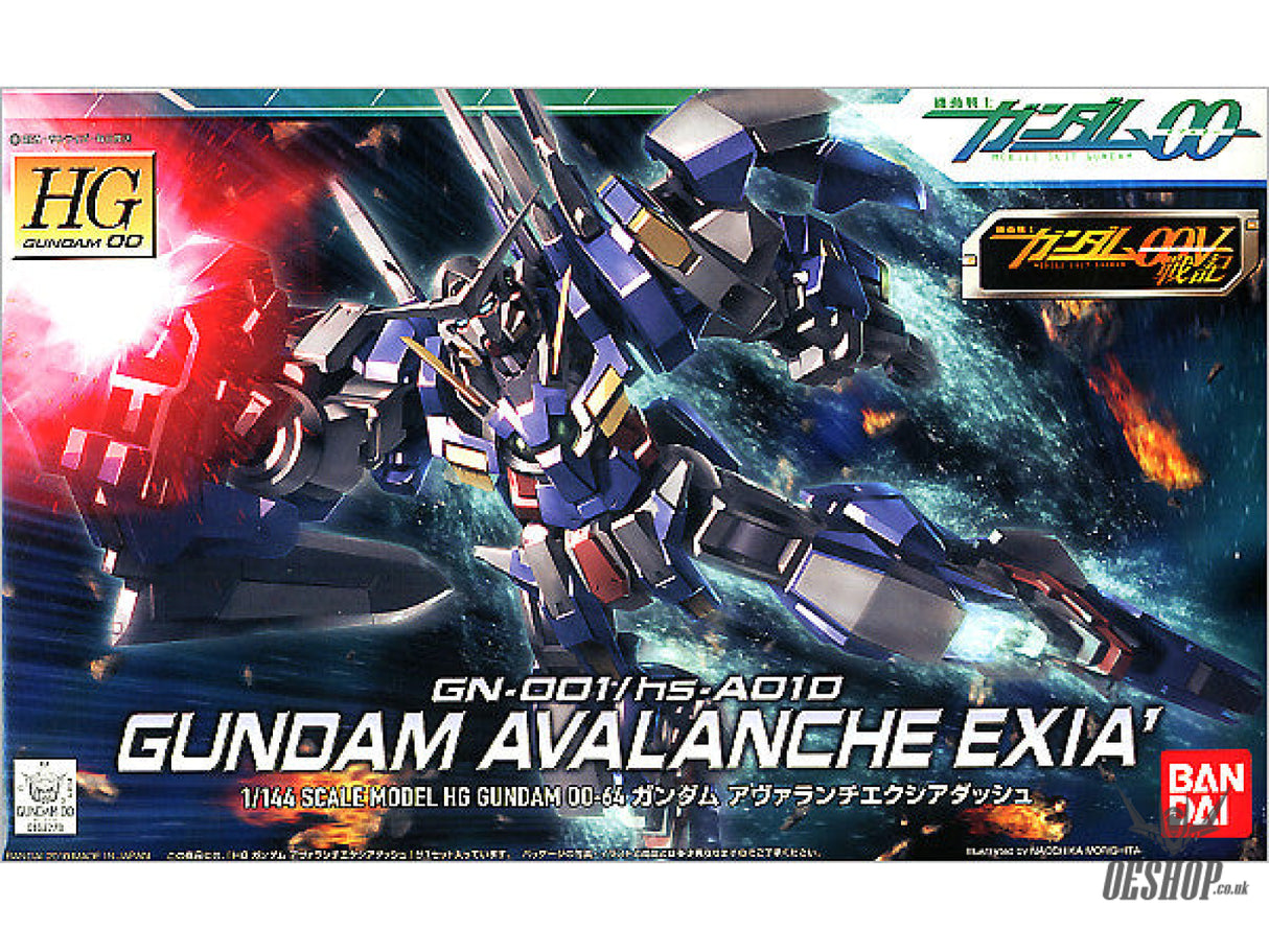 1/144 HG Gundam00 64 Gundam Avalanche Exia Dash Scale Model Kits