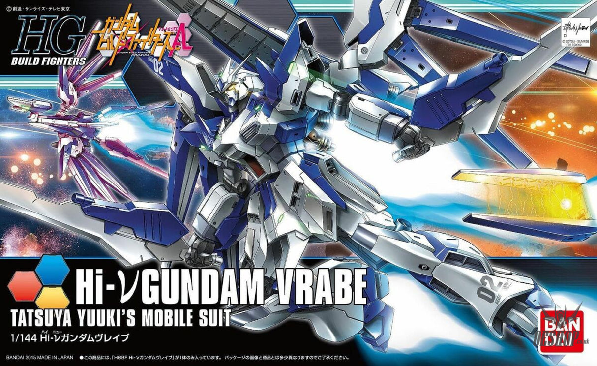 1/144 HGBF 029 Hi-Nu Gundam Vrabe Scale Model Kits