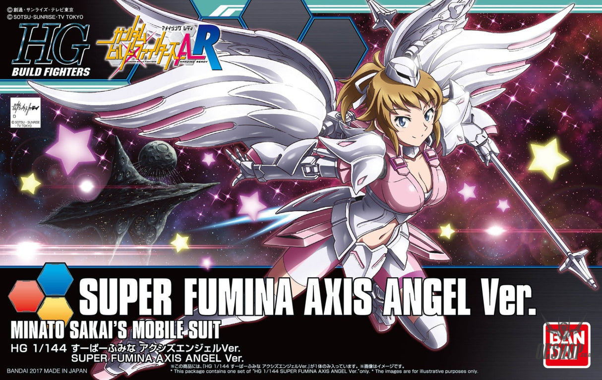 1/144 HGBF 054 Super Fumina Axis Angel Ver. Scale Model Kits