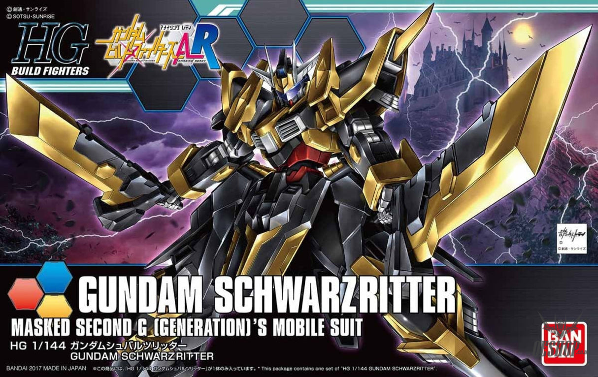 1/144 HGBF 055 Gundam Schwarzritter Scale Model Kits