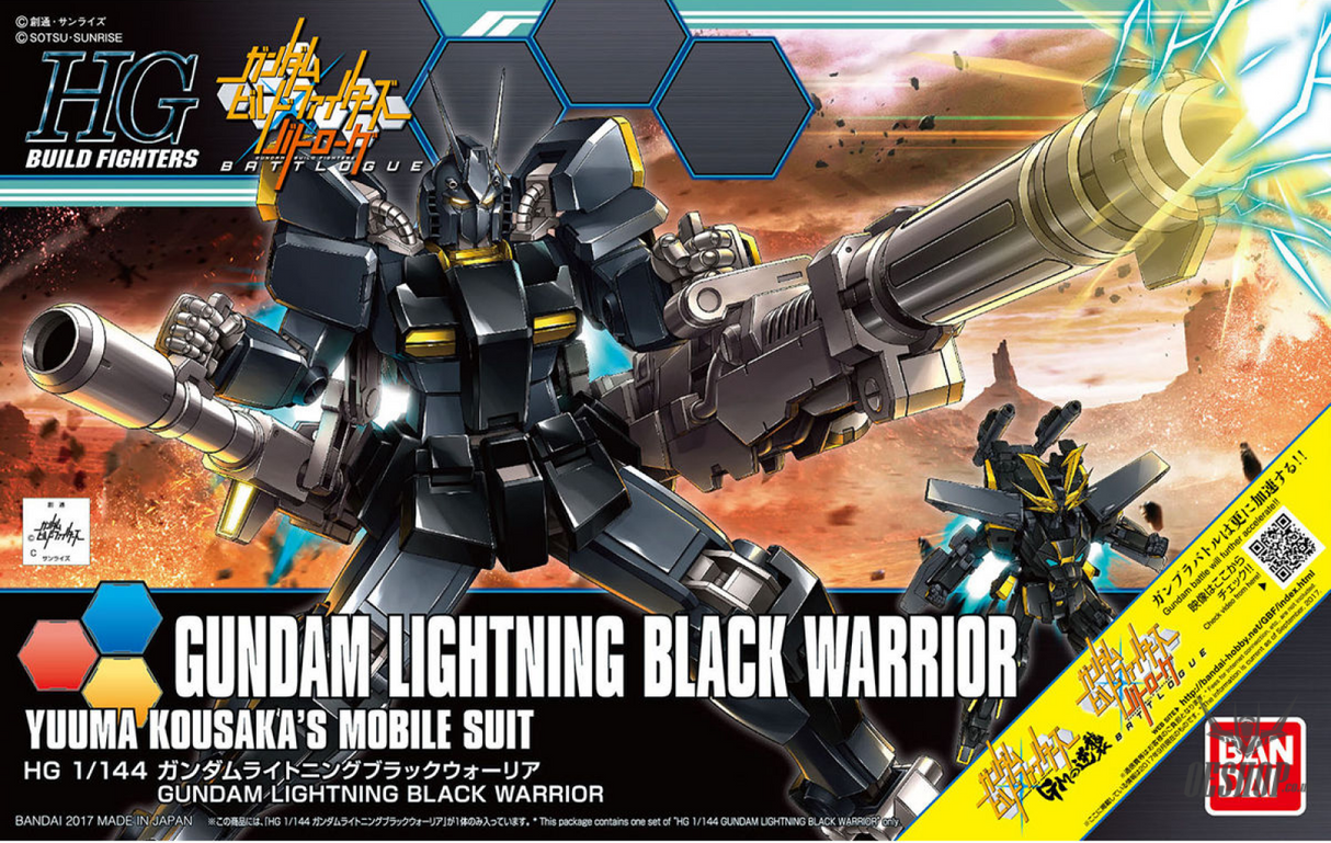 1/144 HGBF 061 Gundam Lightning Black Warrior Scale Model Kits