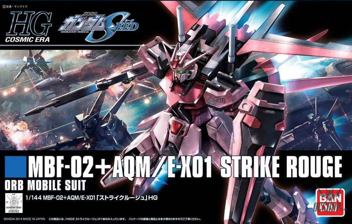 1/144 HGCE 176 MBF-02 + AQM/E-X01 Strike Rouge Scale Model Kits