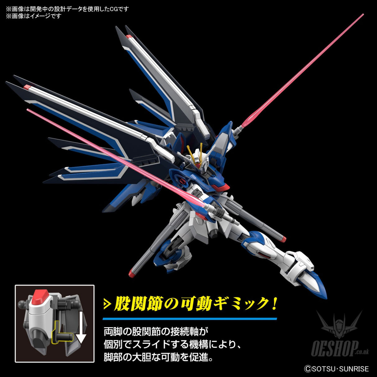 1/144 HGCE 243 Rising Freedom Gundam Scale Model Kits