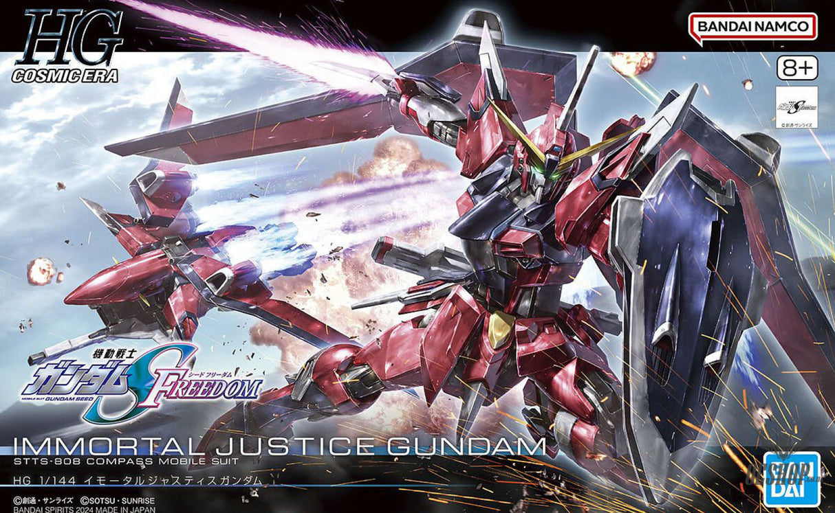1/144 HGCE 244 Immortal Justice Gundam Scale Model Kits