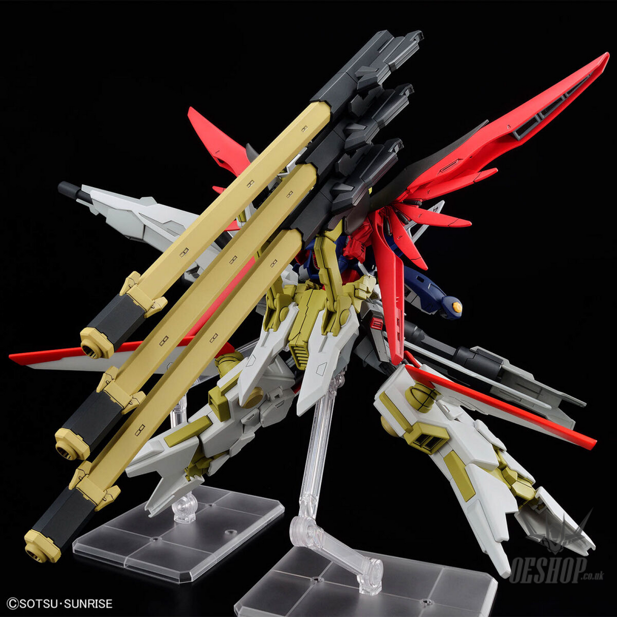 1/144 HGCE 258 Destiny Gundam Spec II & Zeus Sillouette Scale Model Kits