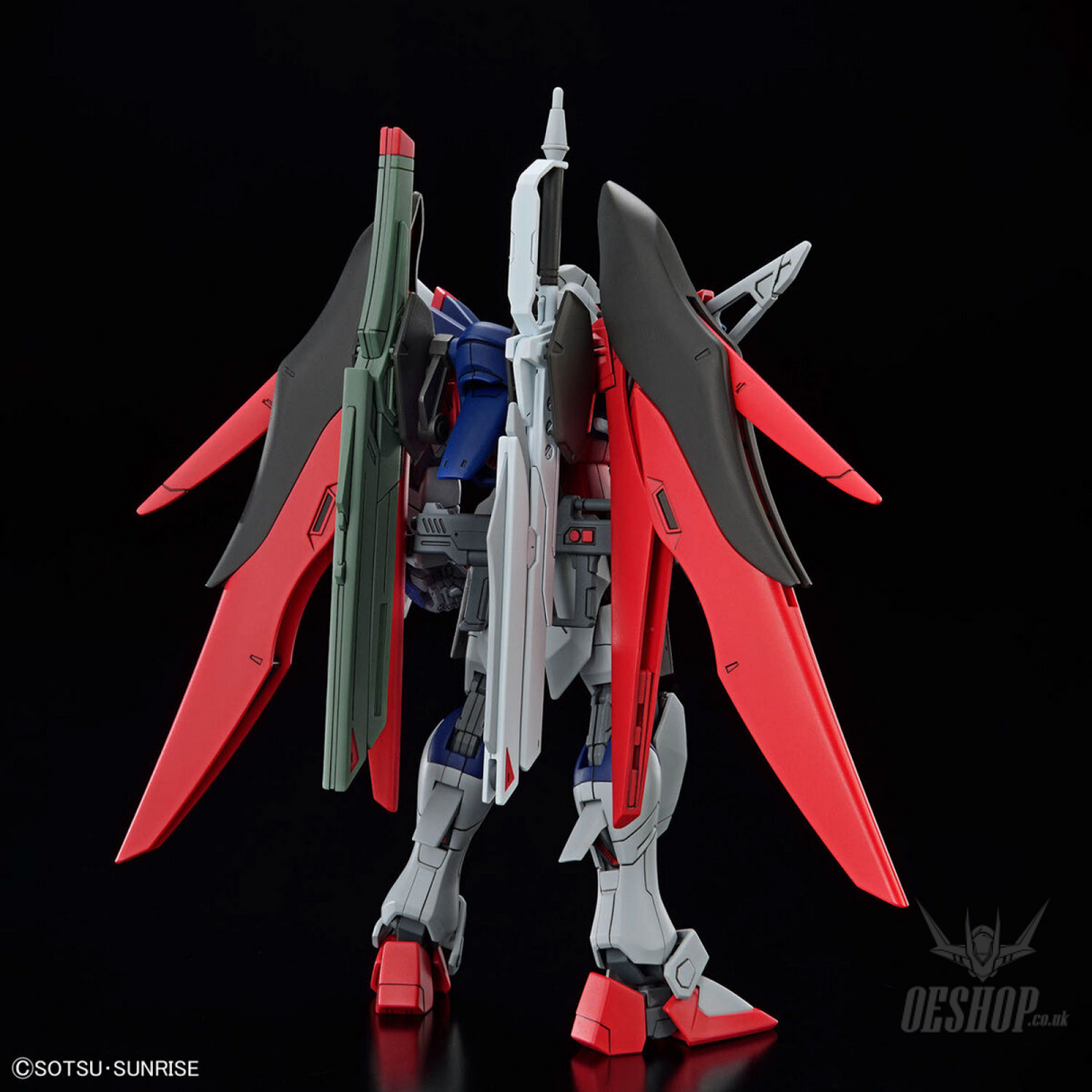 1/144 HGCE 258 Destiny Gundam Spec II & Zeus Sillouette Scale Model Kits