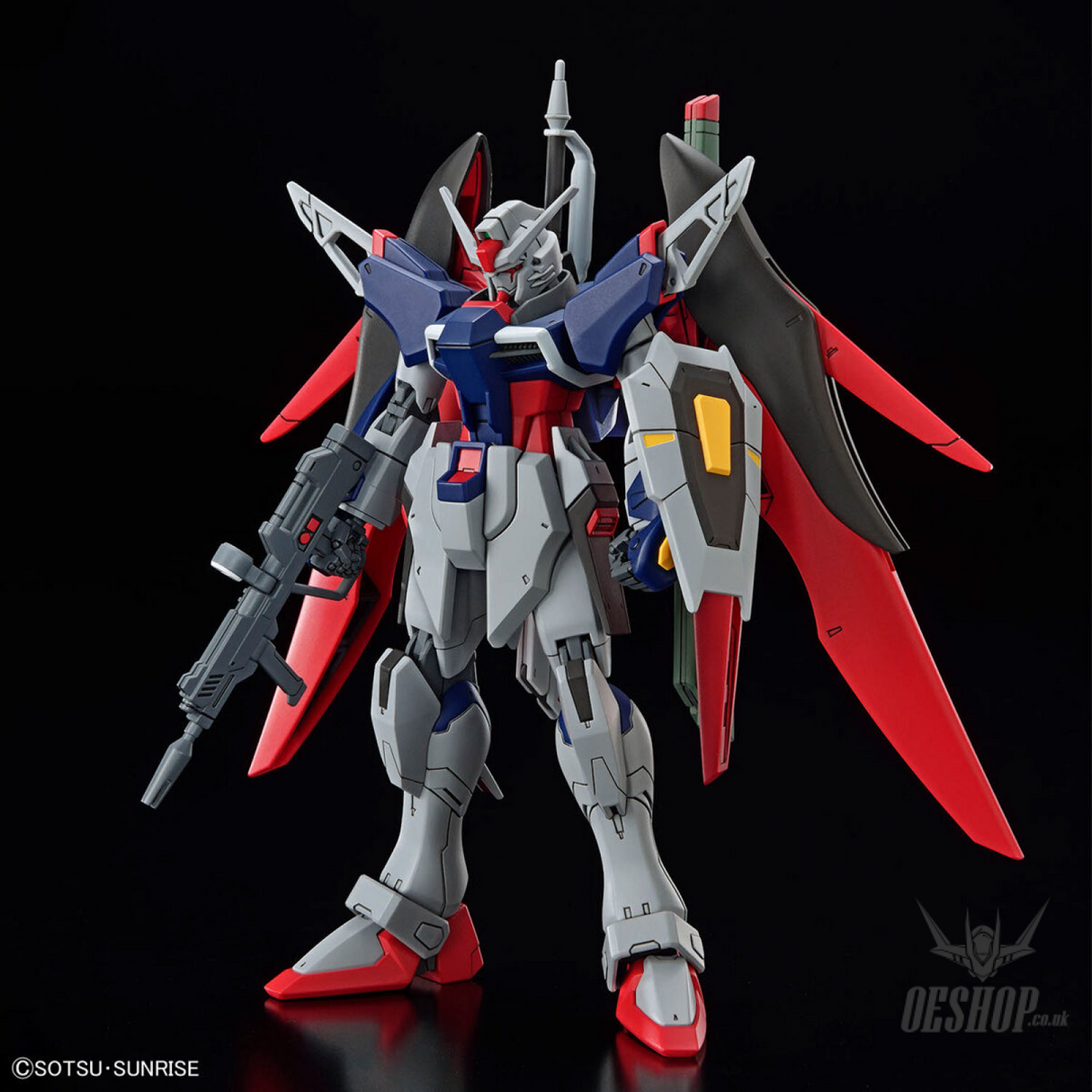 1/144 HGCE 258 Destiny Gundam Spec II & Zeus Sillouette Scale Model Kits