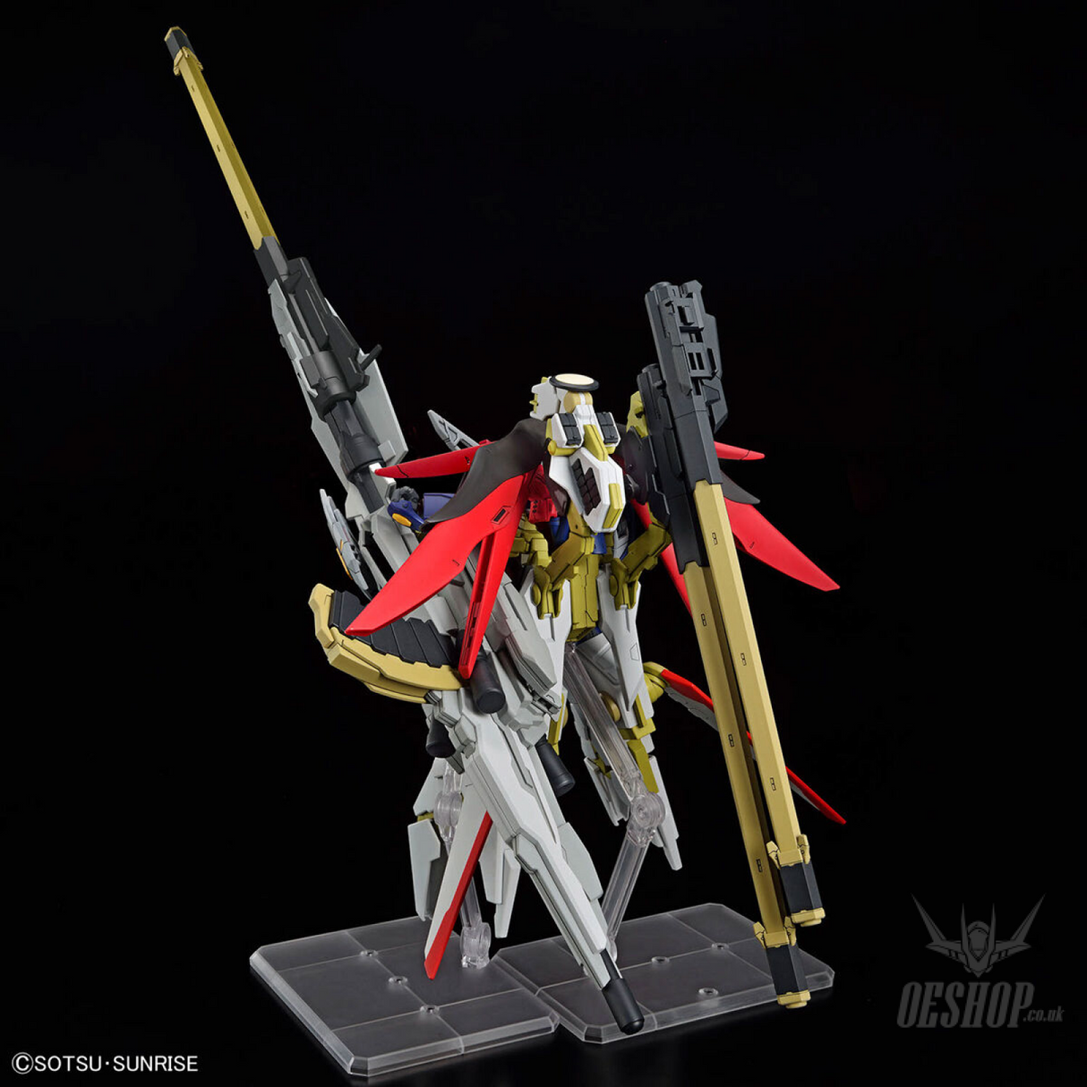 1/144 HGCE 258 Destiny Gundam Spec II & Zeus Sillouette Scale Model Kits