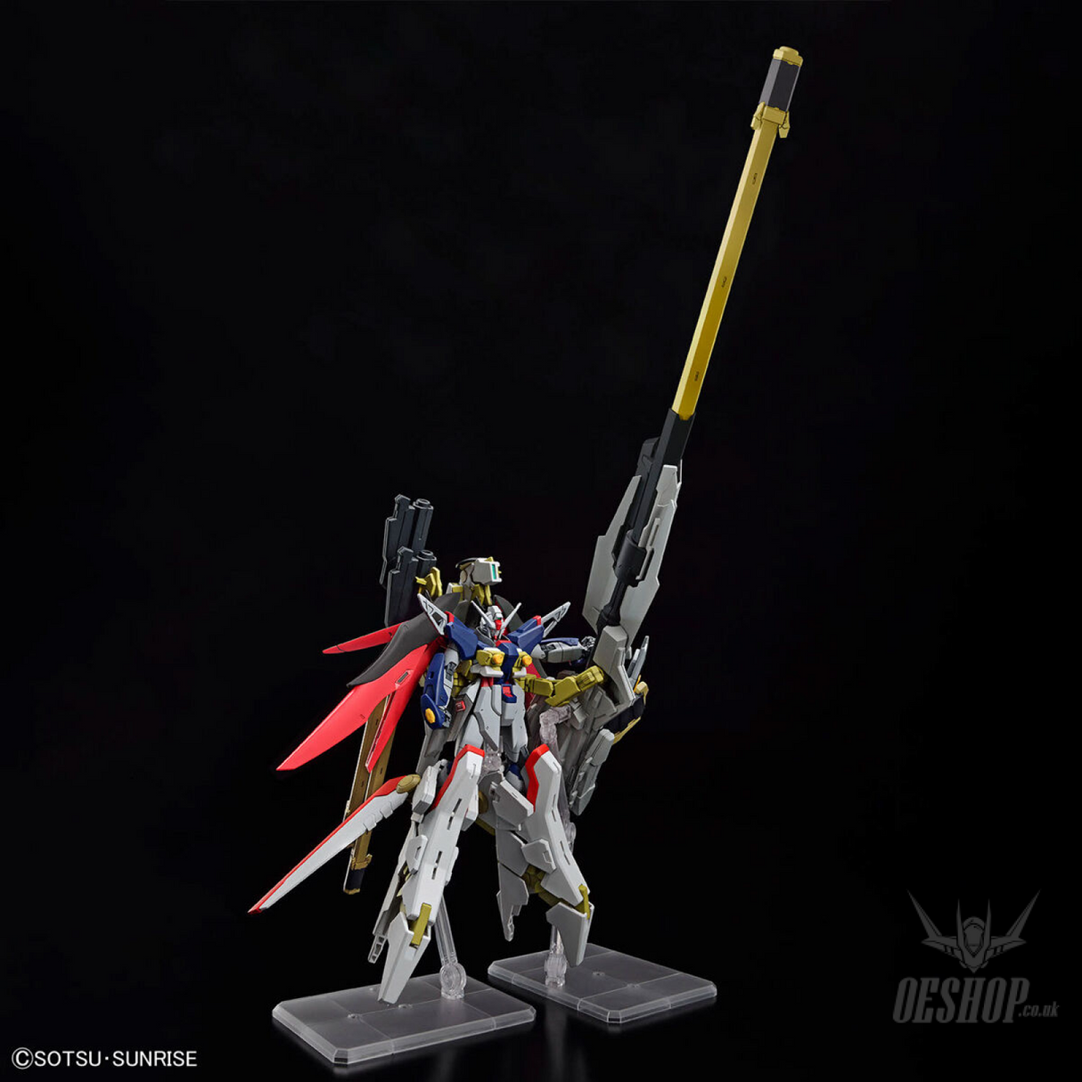 1/144 HGCE 258 Destiny Gundam Spec II & Zeus Sillouette Scale Model Kits