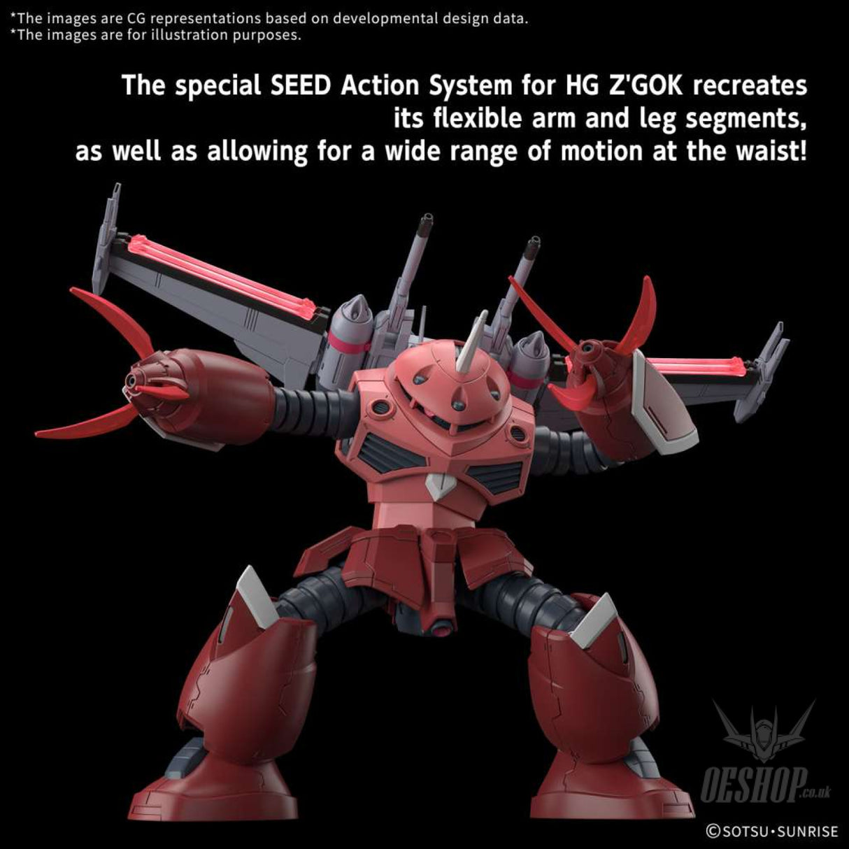 1/144 HGCE 260 Z’Gok (Mobile Suit Gundam SEED FREEDOM Ver.) Scale Model Kits