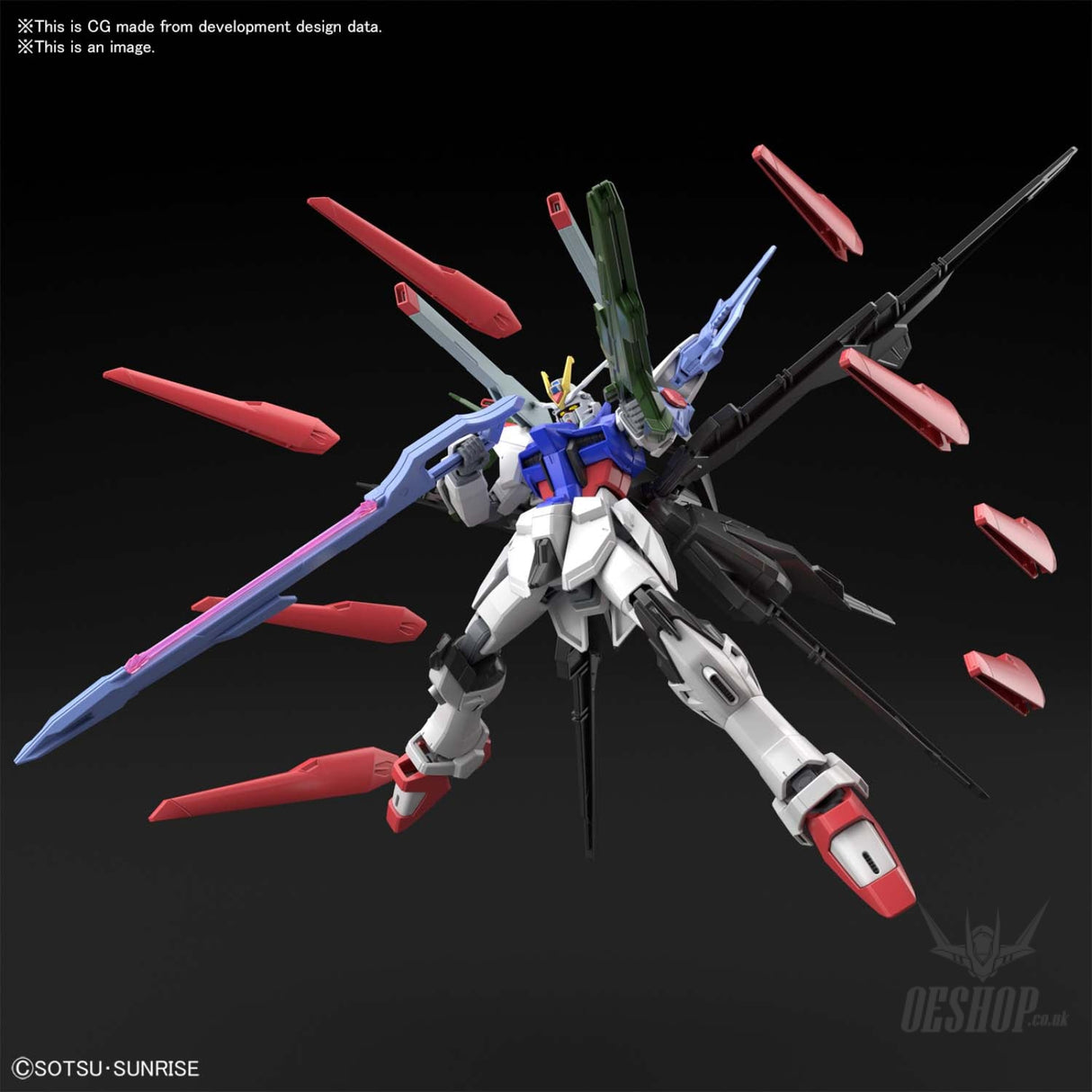 1/144 HGGBB 03 Gundam Perfect Strike Freedom Gundam Breaker Battlogue Scale Model Kits