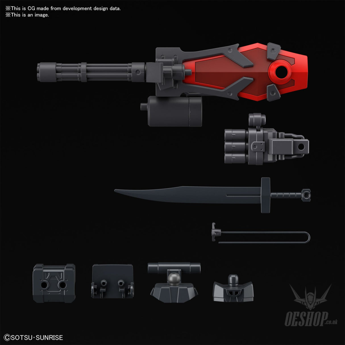 1/144 HGGBB 08 Gouf Crimson Custom Gundam Breaker Battlogue Scale Model Kits