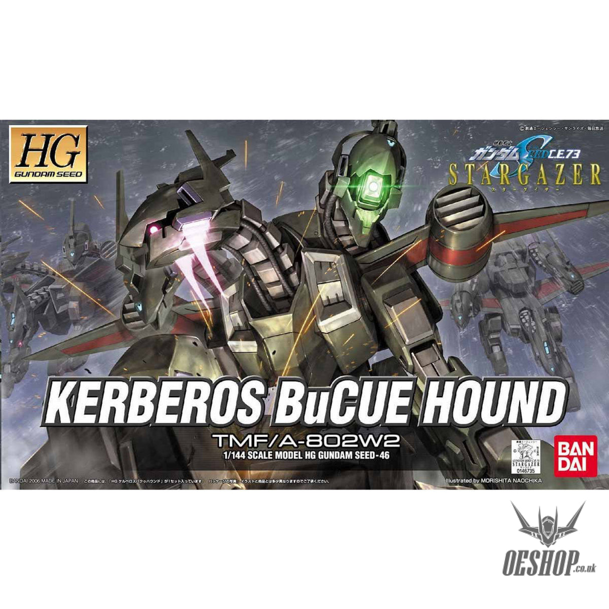 1/144 HGGS 46 Kerberos Bucue Hound Scale Model Kits