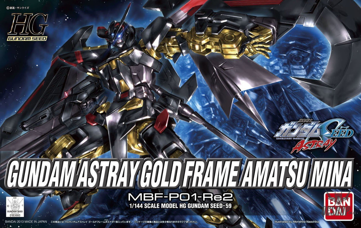 1/144 HGGS 59 Gundam Astray Gold Frame Amatsu Mina Scale Model Kits