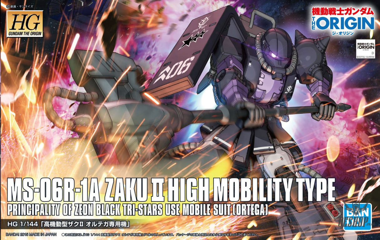 1/144 HGGTO 005 MS-06R-1A ZAKU II (High Mobility Type) Scale Model Kits