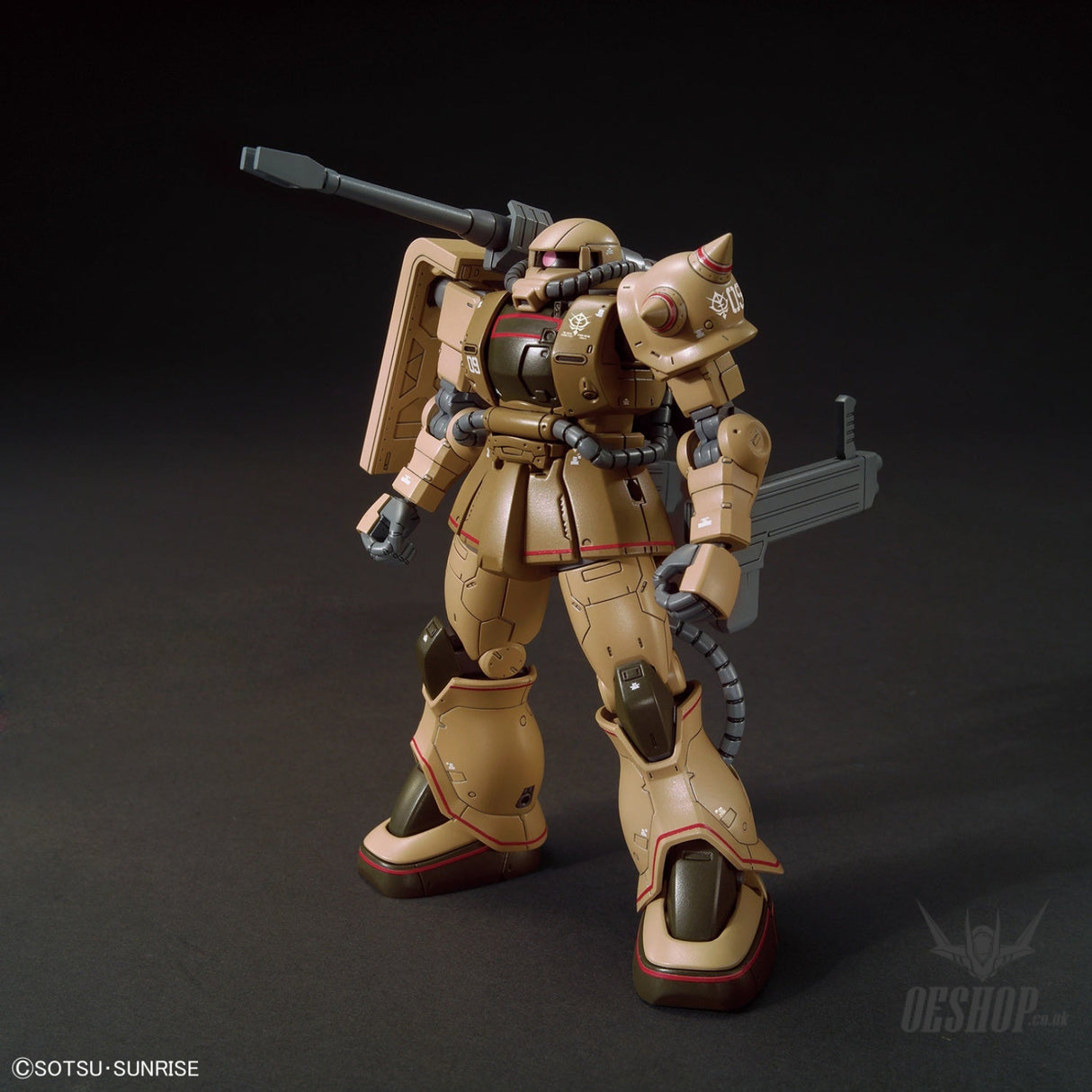 1/144 HGGTO 019 MS-06CK Zaku Half Cannon Scale Model Kits