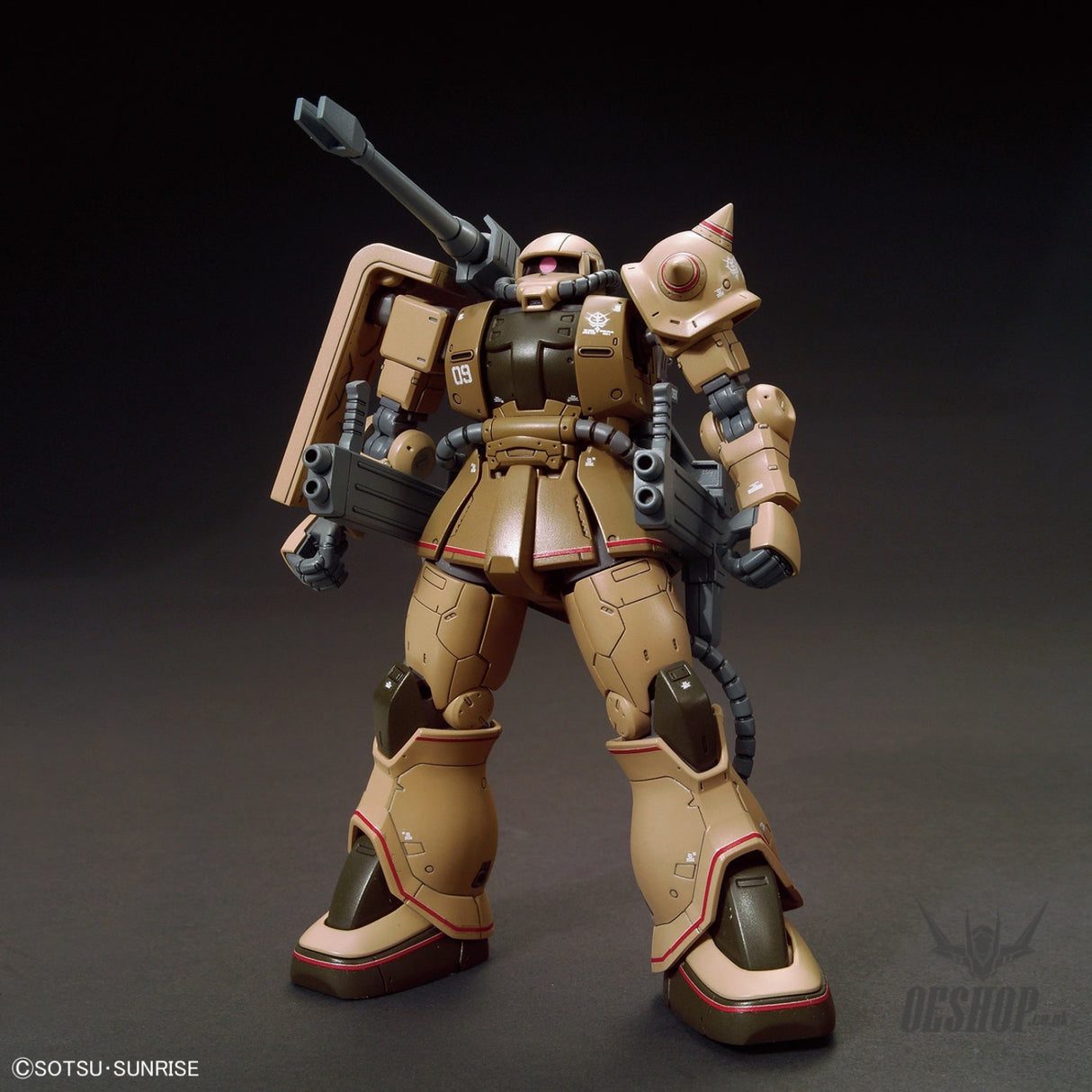 1/144 HGGTO 019 MS-06CK Zaku Half Cannon Scale Model Kits
