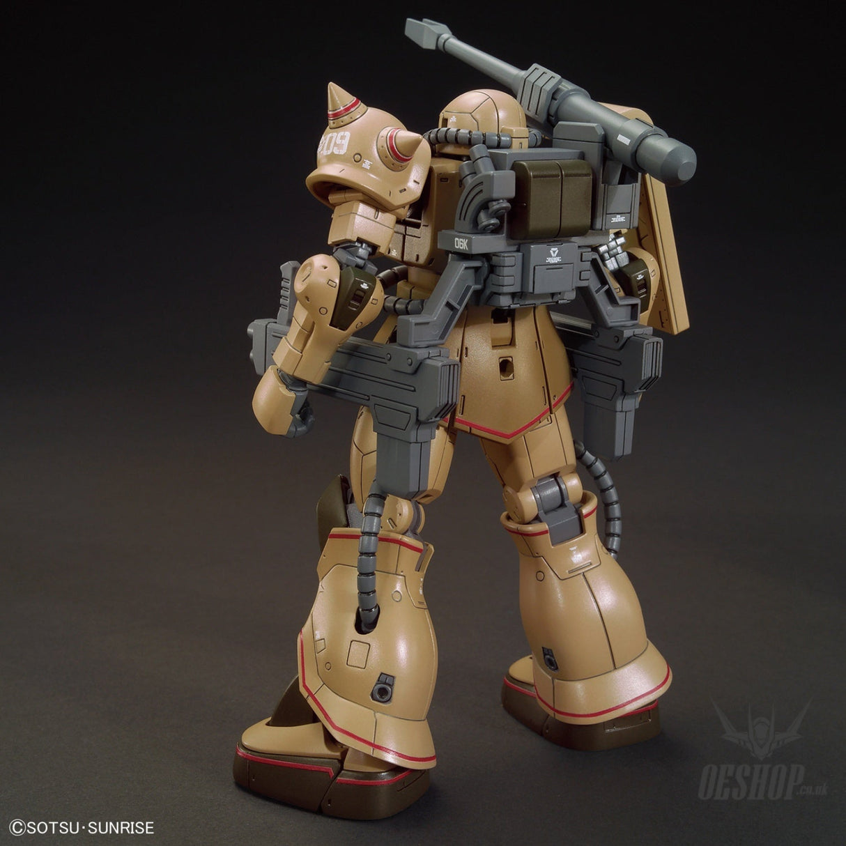 1/144 HGGTO 019 MS-06CK Zaku Half Cannon Scale Model Kits