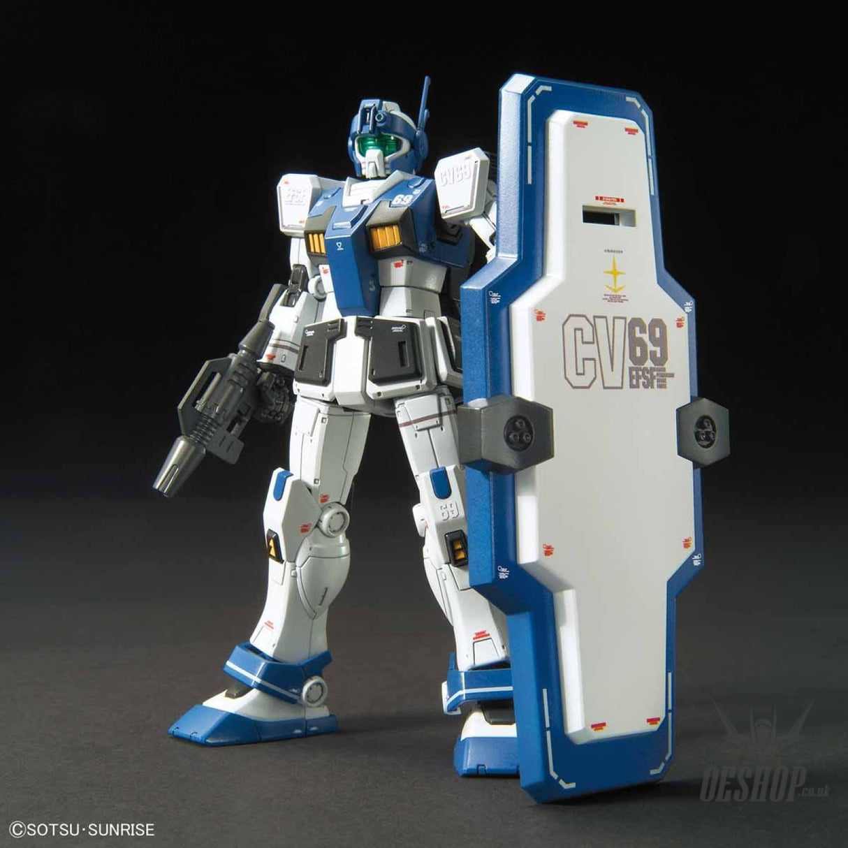 1/144 HGGTO 022 RGM-79HC GM Guard Custom Scale Model Kits