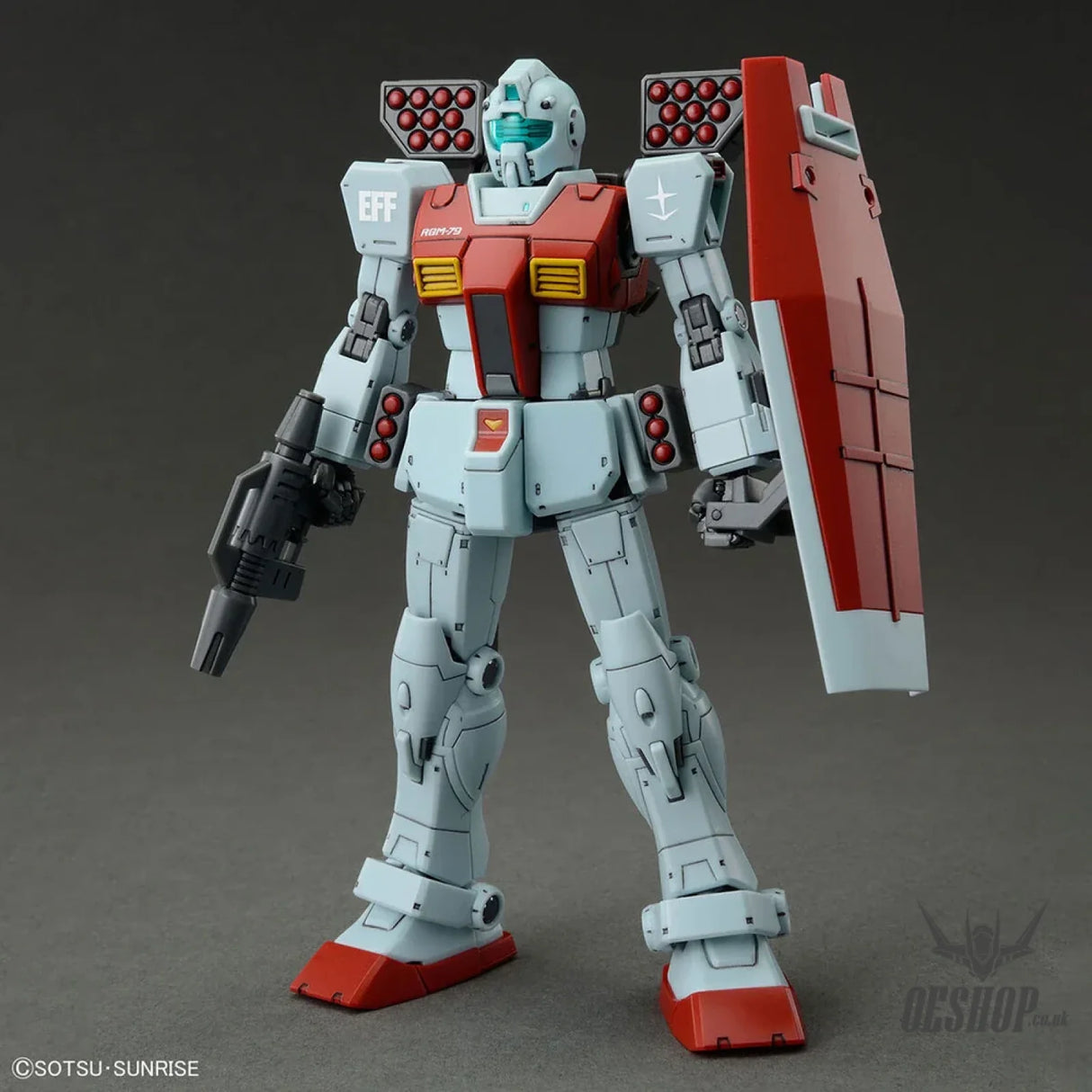 1/144 HGGTO RGM-79 GM (Shoulder Cannon/ Missile Pod) Scale Model Kits