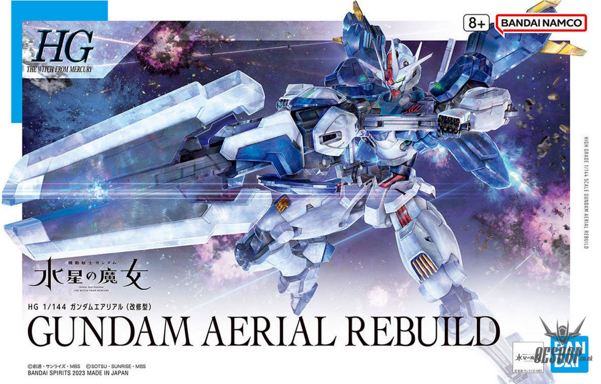 1/144 HGTWFM 19 Gundam Aerial Rebuild (The Witch from Mercury) Scale Model Kits