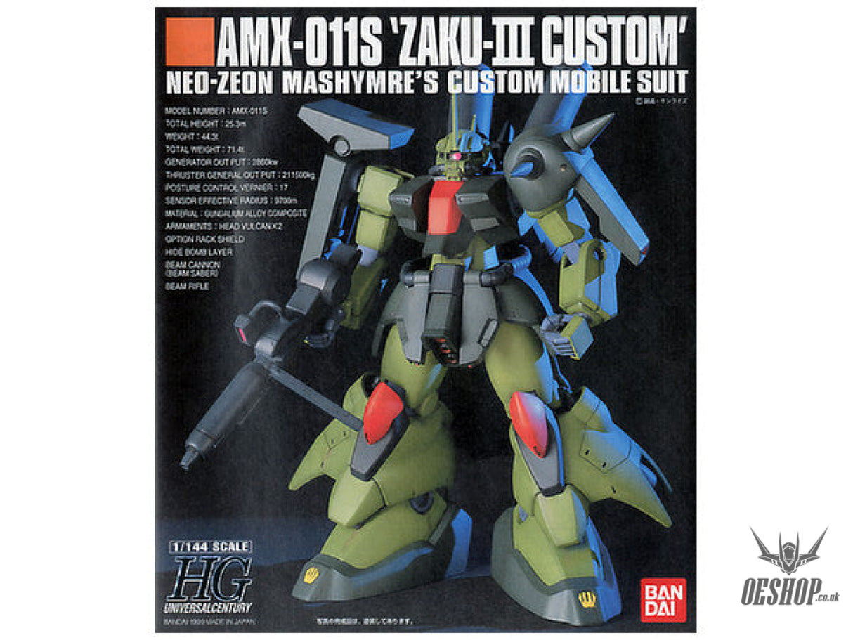 1/144 HGUC 003 AMX-011S Zaku III Custom Scale Model Kits