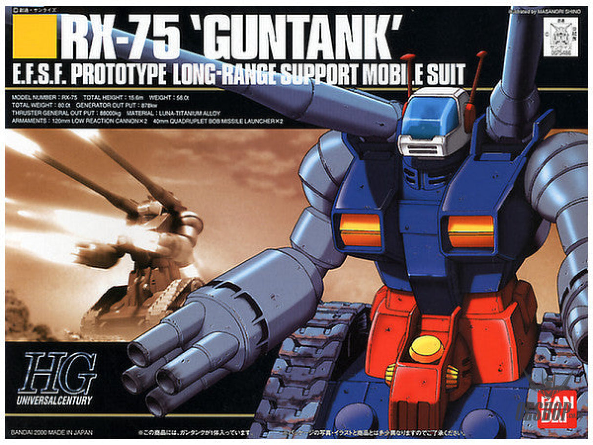 1/144 HGUC 007 RX-75 Guntank Scale Model Kits