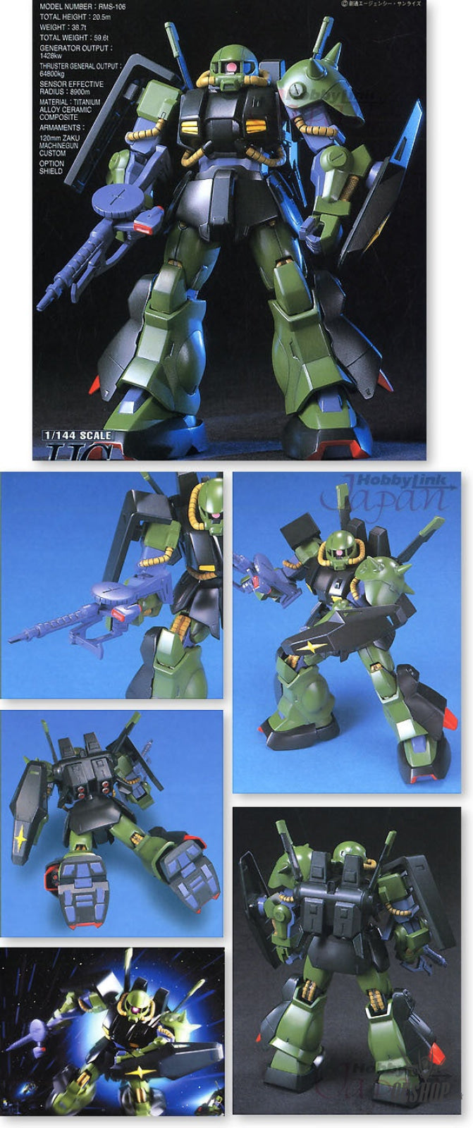 1/144 HGUC 012 RMS-106 Hi-Zack Scale Model Kits