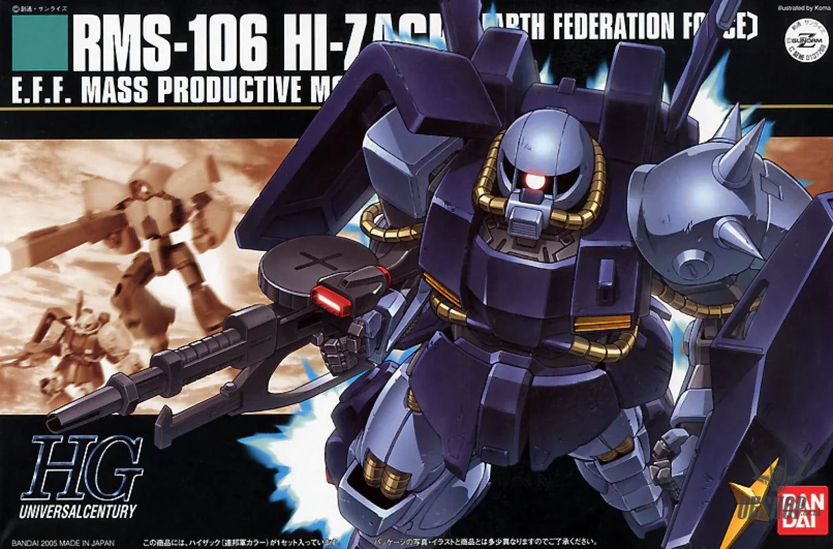 1/144 HGUC 055 Hi-Zack EFSF Color Scale Model Kits