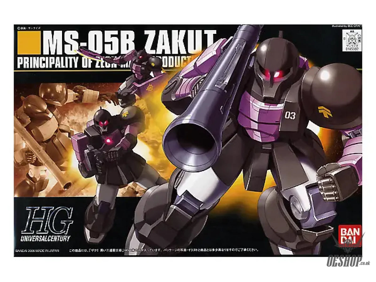 1/144 HGUC xxx Zaku I Black Trinity - Scale Model Kits