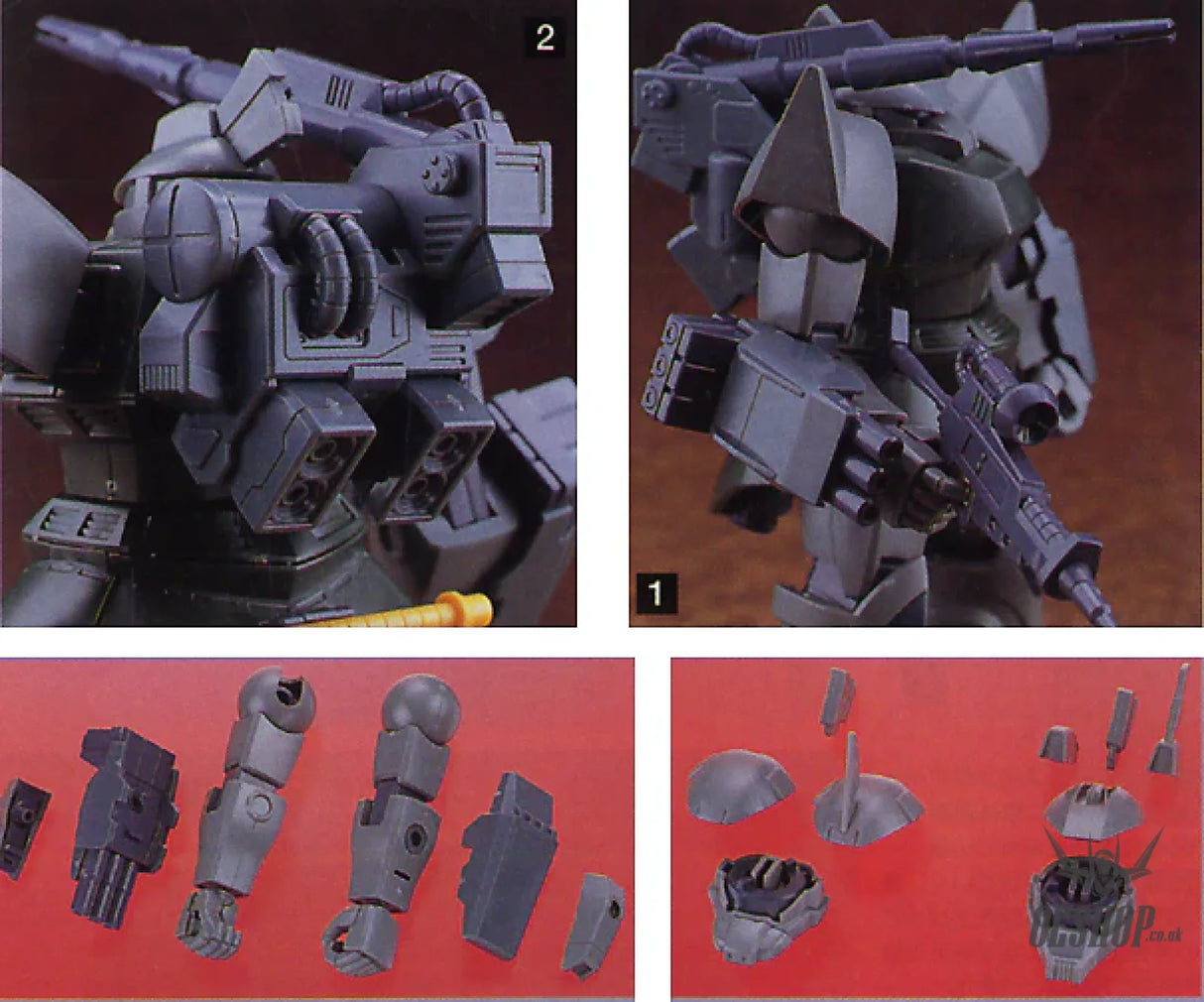 1/144 HGUC MS-14A Gelgoog / MS-14C Gelgoog Cannon Scale Model Kits