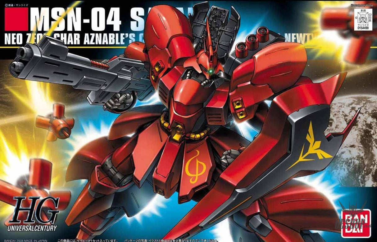 1/144 HGUC 088 MSN-04 Sazabi Scale Model Kits