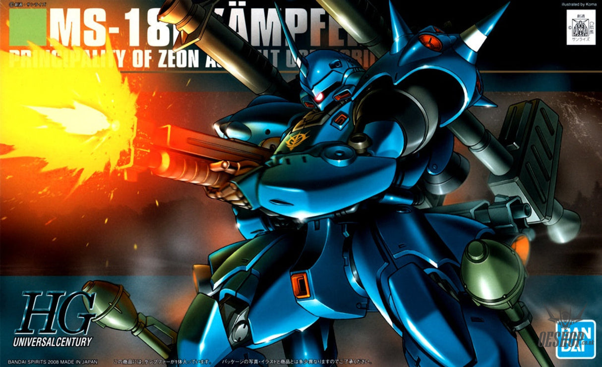 1/144 HGUC 089 MS-18E Kampfer Scale Model Kits