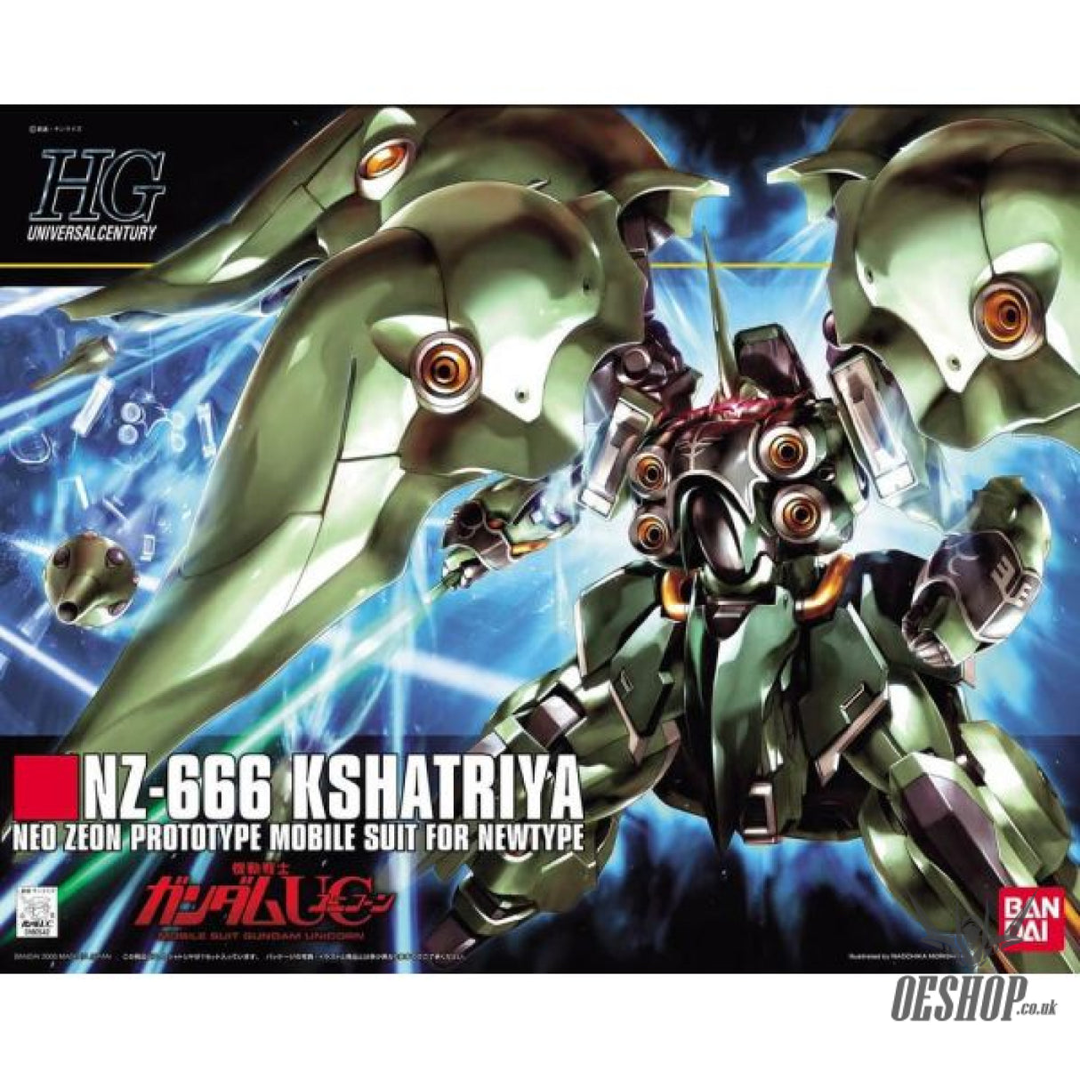 1/144 HGUC 099 NZ-666 Kshatriya Scale Model Kits