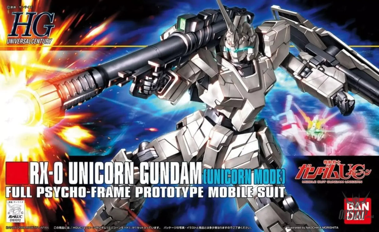 1/144 HGUC 101 RX-0 Unicorn Gundam Unicorn Mode Scale Model Kits